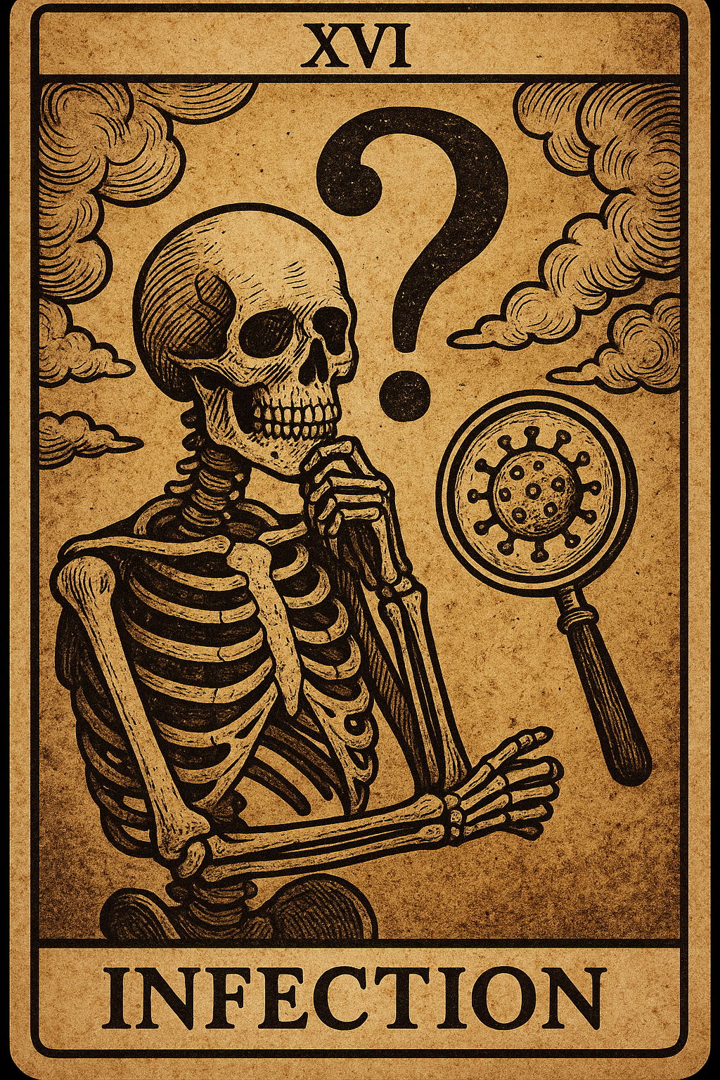 Infection Tarot Card